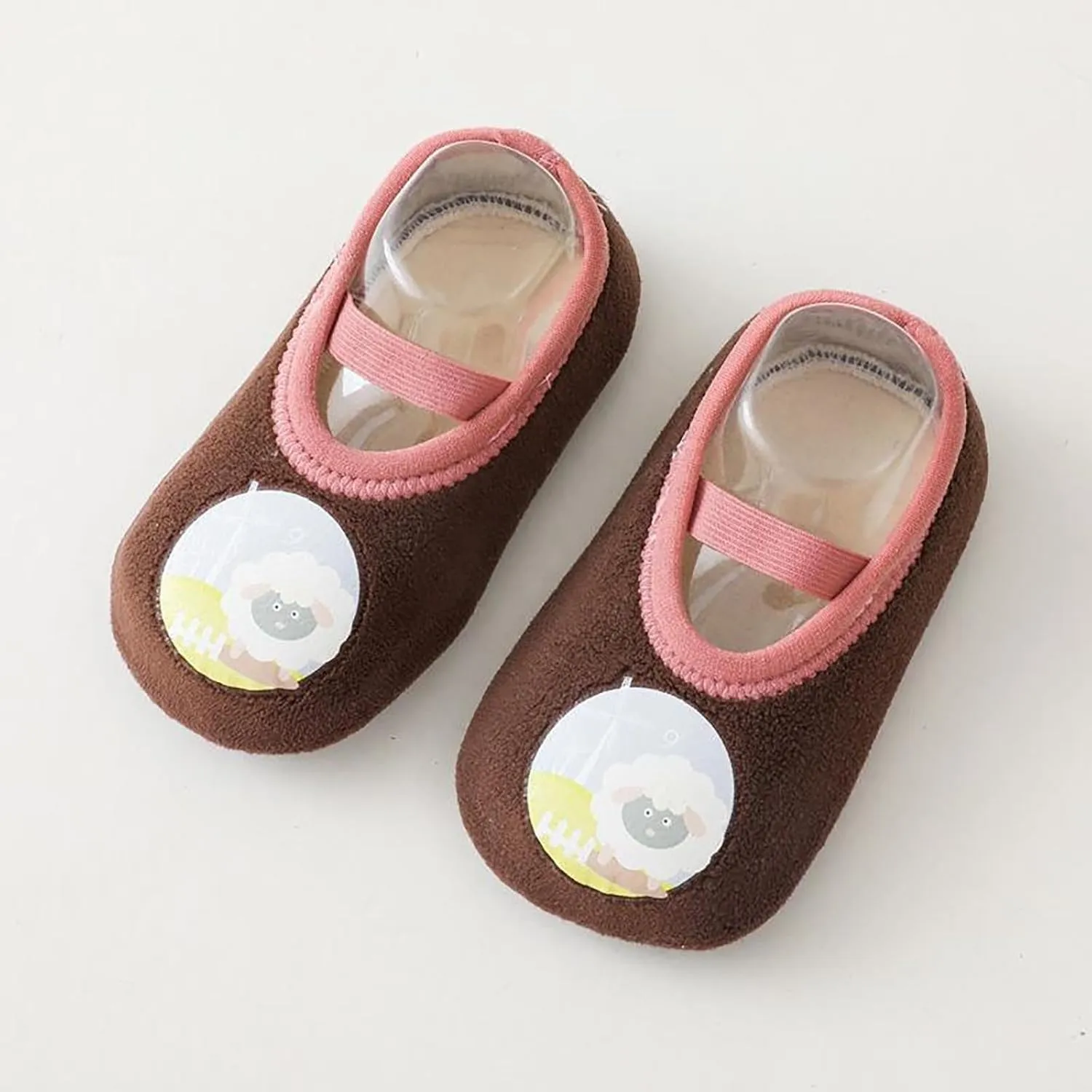 Winter Infant Toddler Shoes Boys Girls Baby Shoes Soft Sole Slip On Shoes Cute Animal Decoration Warm Kids High Tops