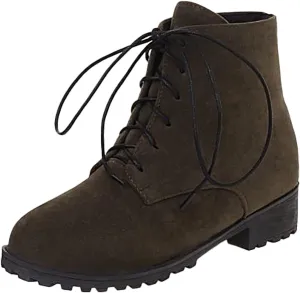 Womens Boots Ankle Leather Booties for Women 2024 Low Heel Ankle Boots for Women Black Ankle Boot Fashion Casual Comfy Soft Chunky Low Heel Classic Pointed Toe
