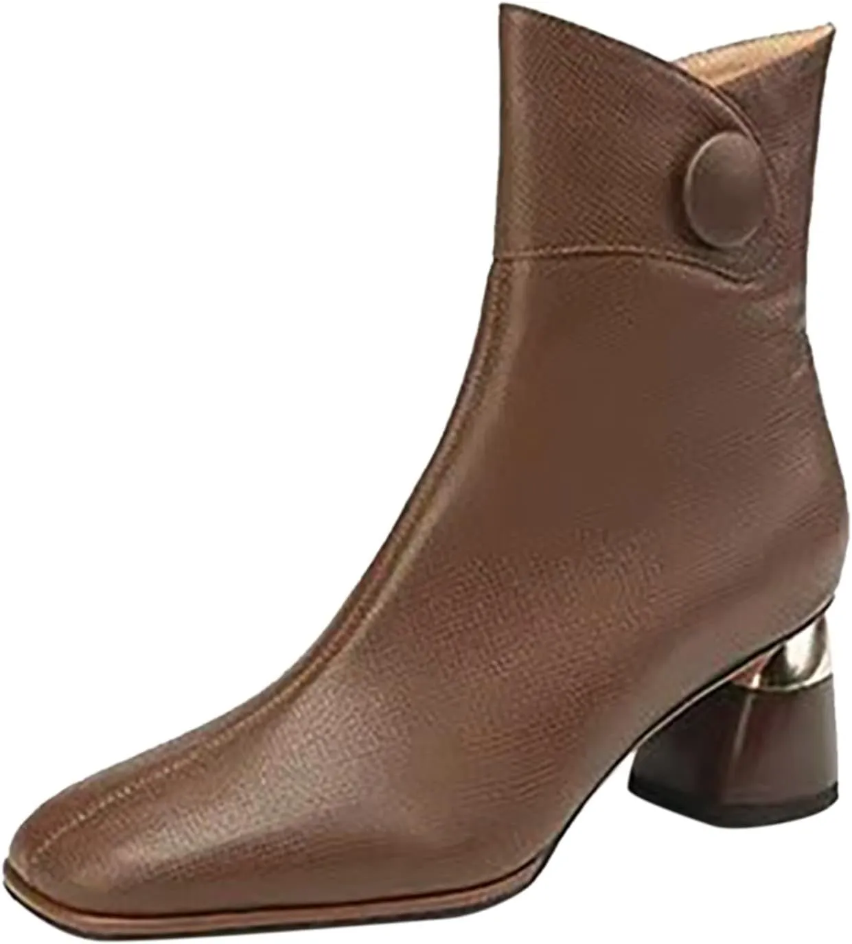 Womens Boots Fall 2024 Ankle Womens Booties with Heel Black Womens Cowboy Boots Womens Bootie with Heel Round Toe Pointed Toe