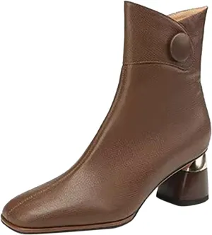 Womens Boots Fall 2024 Ankle Womens Booties with Heel Black Womens Cowboy Boots Womens Bootie with Heel Round Toe Pointed Toe