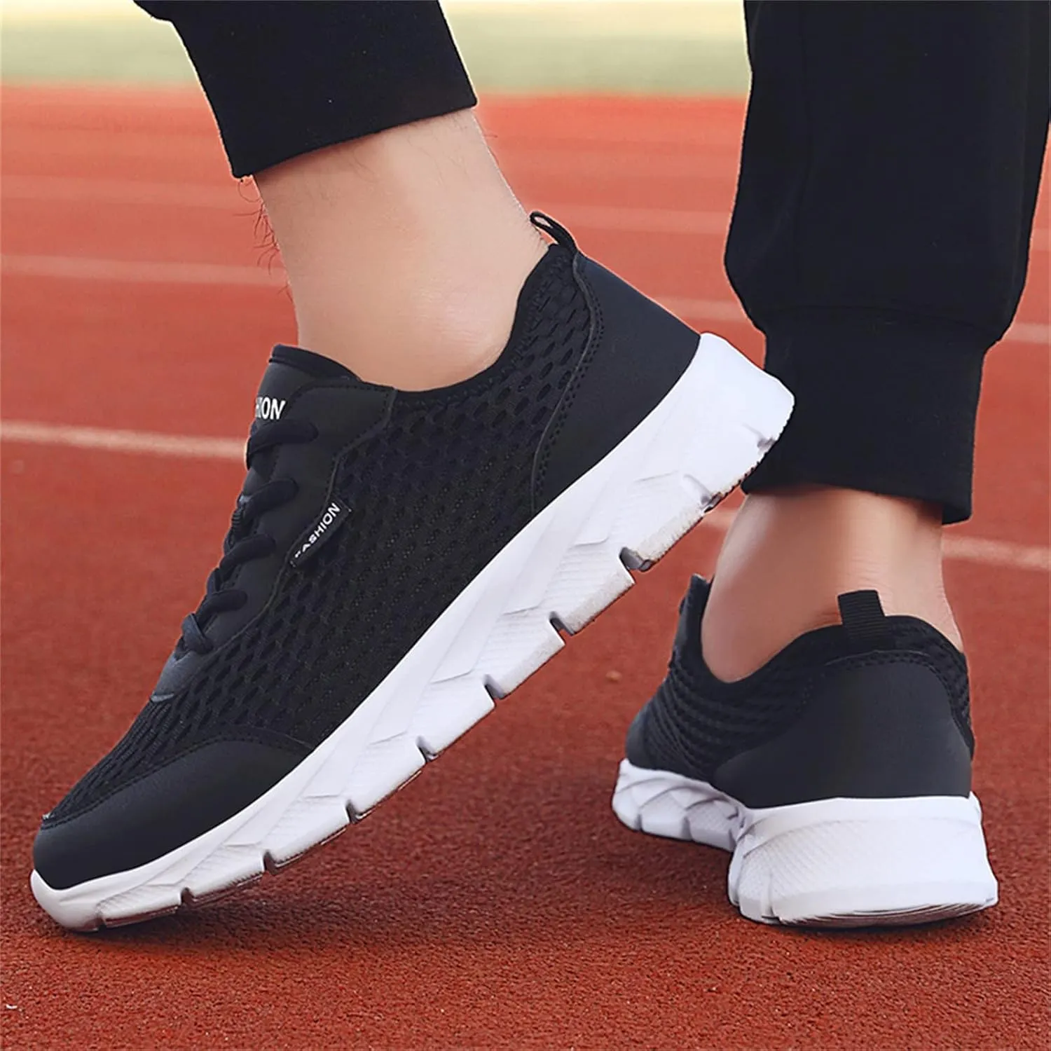 Women's Lace Up Road Running Shoes Wide Athletic Tennis Mens Dress Shoes Wide Women's Shoes Casual Chunky Sneakers White Tennis Shoe Cross Trainer Shoe