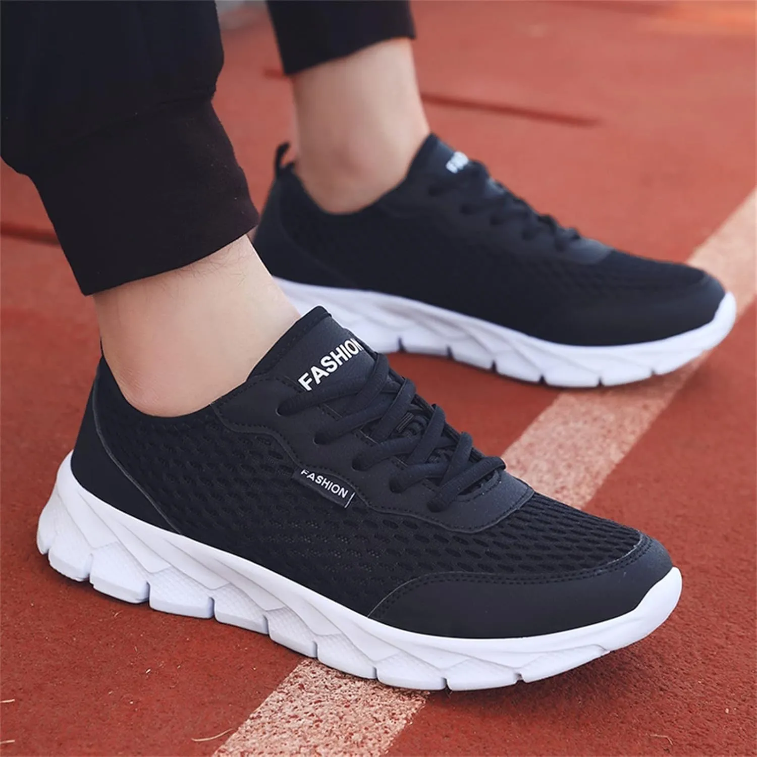 Women's Lace Up Road Running Shoes Wide Athletic Tennis Mens Dress Shoes Wide Women's Shoes Casual Chunky Sneakers White Tennis Shoe Cross Trainer Shoe