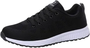 Womens Lace Up Running Shoes Non Slip Walking Shoes Mens Casual Shoes Mesh Ladies Casual Shoes Walking Sneakers Steel Toe Tennis Shoe Trainers Shoe