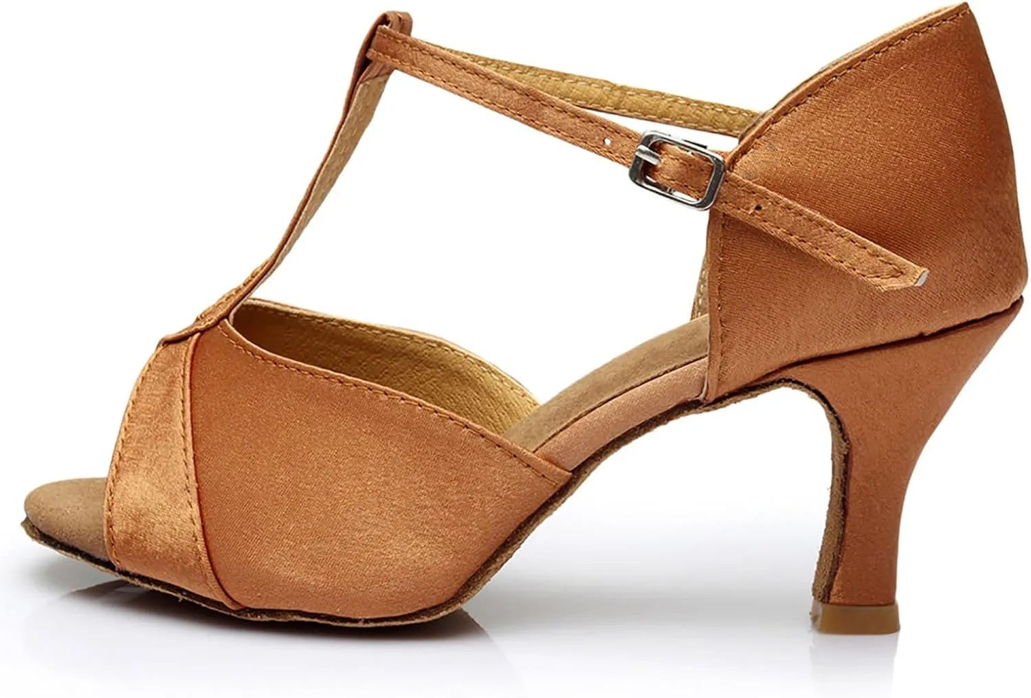 Women's Latin Dance Shoes Ballroom Performance Practice Dancing Shoes High Heels Platform Sandals for Women