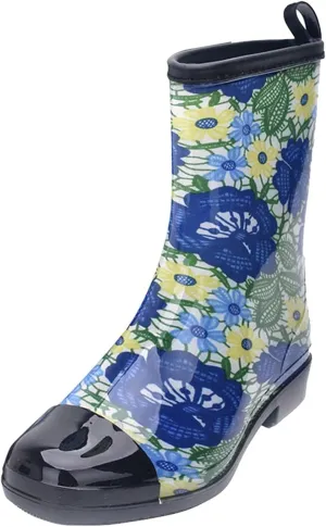 Womens Rain Boots Knee High Mens Grounded Footwear Booties And Ankle Boot Heels Slip On Barefoot Shoes Womens Rain Boots Waterproof Platform Rubber Chelsea Boots