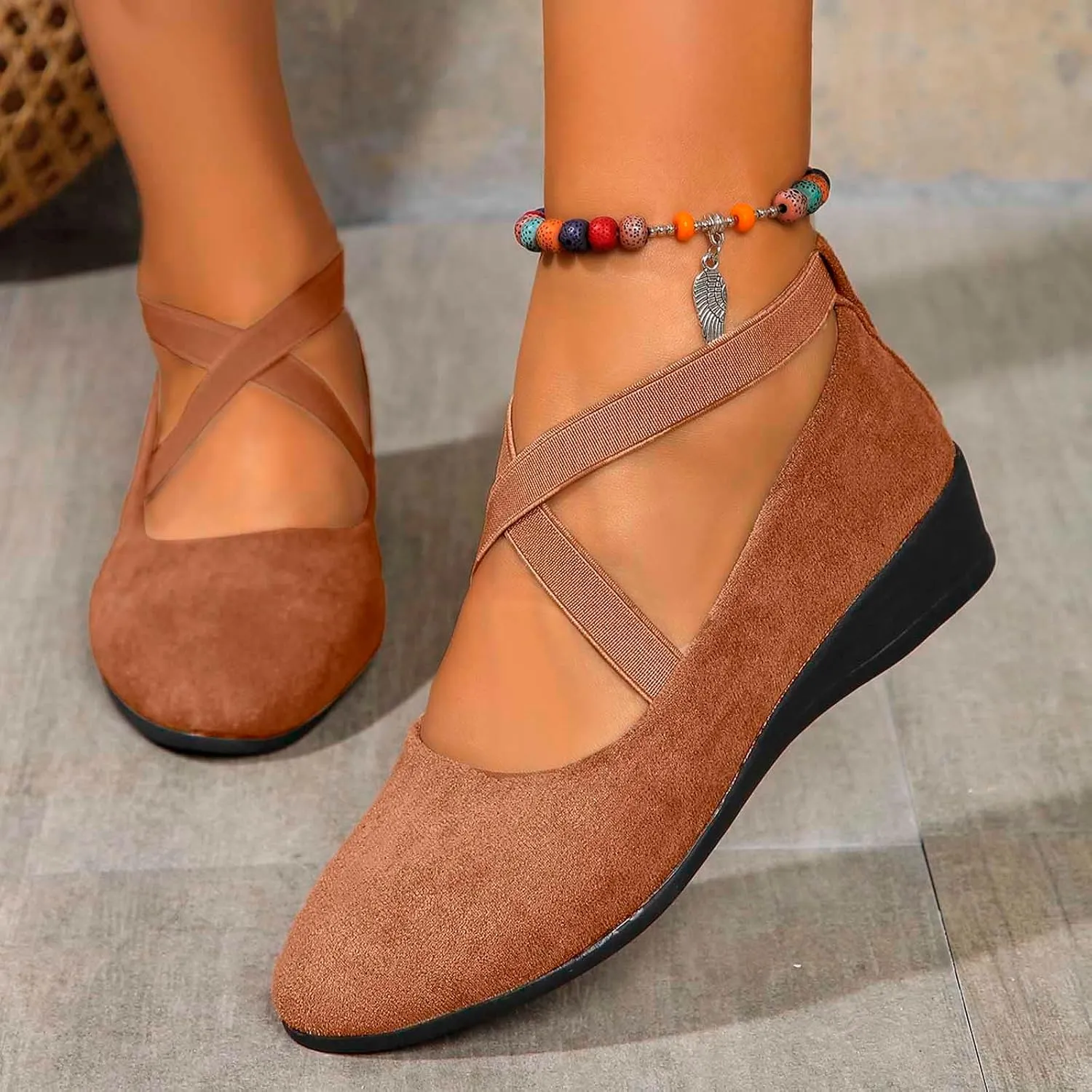 Women's Sandals Comfort Light Shoe Flat Flats Toe Shallow Slip on Comfortable Walking Shoes Fashion Dress Shoes 2025