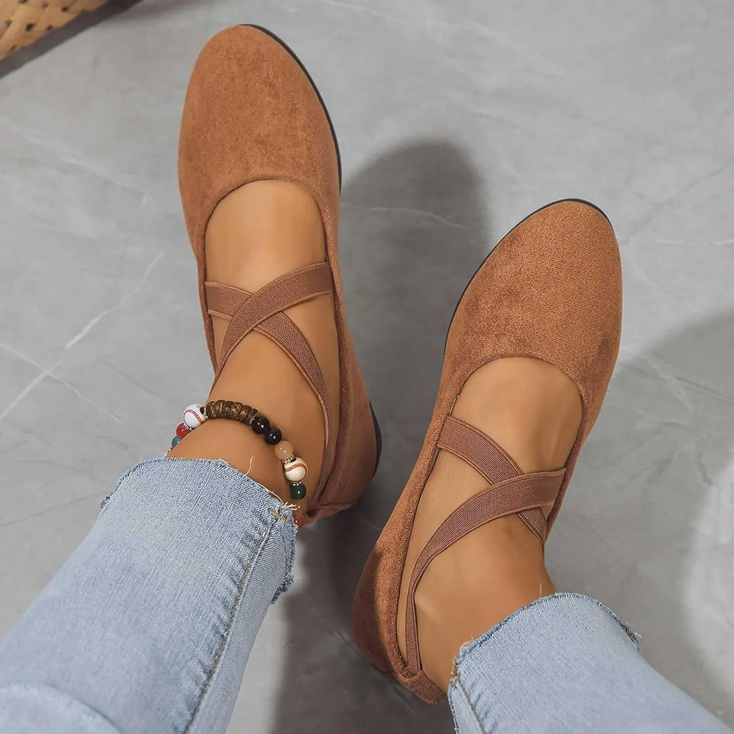 Women's Sandals Comfort Light Shoe Flat Flats Toe Shallow Slip on Comfortable Walking Shoes Fashion Dress Shoes 2025