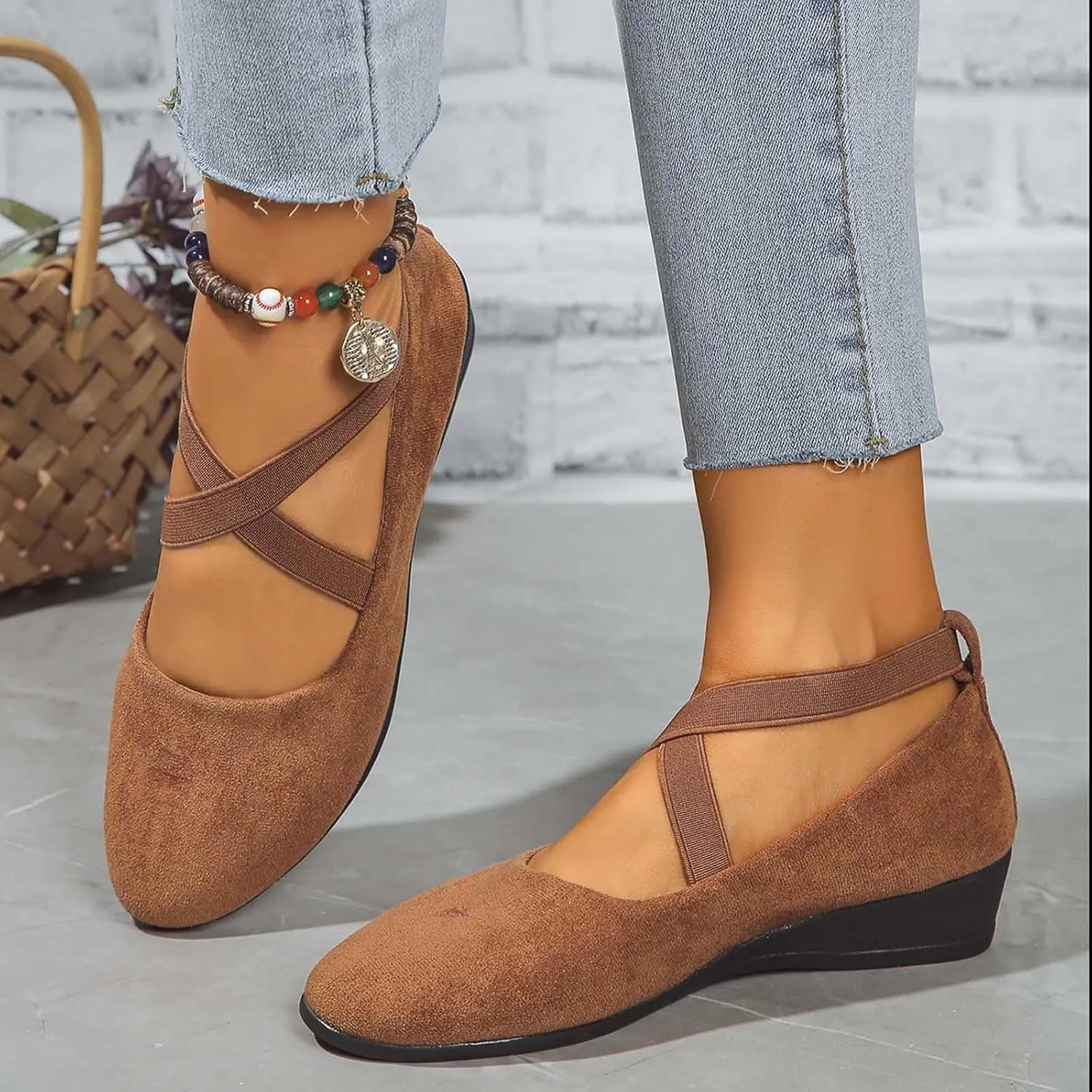 Women's Sandals Comfort Light Shoe Flat Flats Toe Shallow Slip on Comfortable Walking Shoes Fashion Dress Shoes 2025