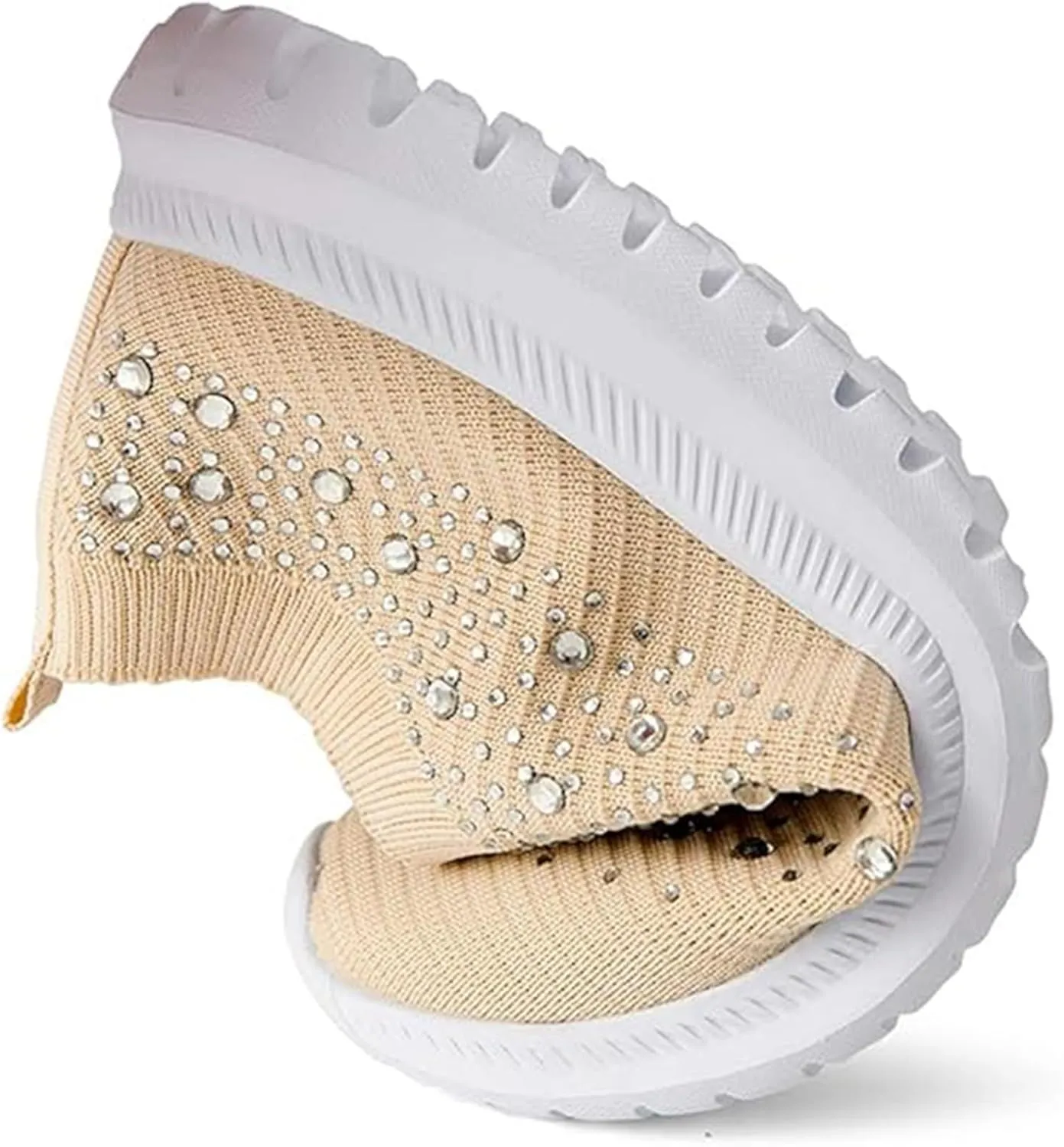 Women's Shoes Sneakers Comfortable Lightweiht Slip On Athletic Shoes Casual Fashion Non Slip Walking Workout Shoes