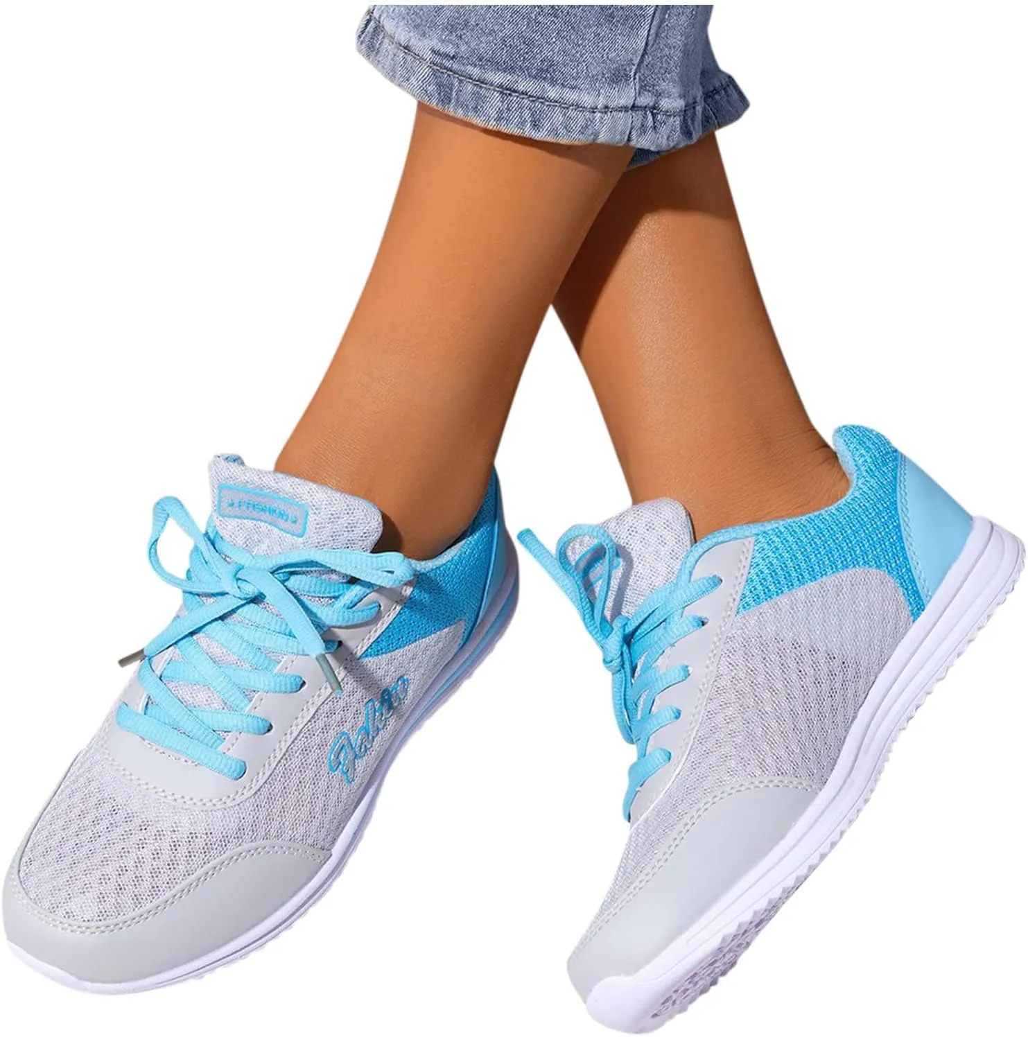 Womens Sneakers Air Cushion Running Shoes Lace Up Walking Shoes Women Workout Business Casual Shoes Waterproof Sneakers Tennis Shoe Cross Trainer Shoe