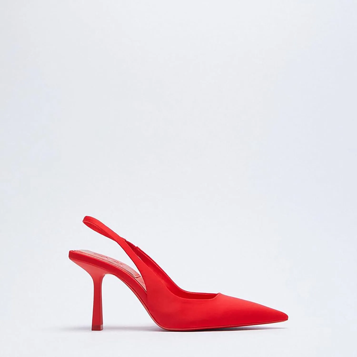 YIBLBOX Women Pointy Toe High Heel Slingback Slip on Mid Heels Sandals Dress Shoes Evening Prom Pumps