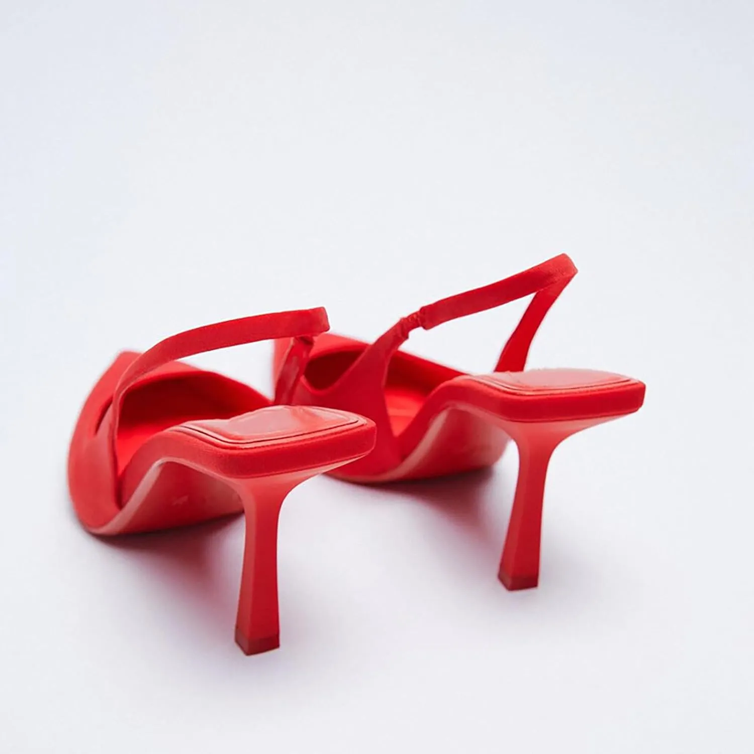 YIBLBOX Women Pointy Toe High Heel Slingback Slip on Mid Heels Sandals Dress Shoes Evening Prom Pumps