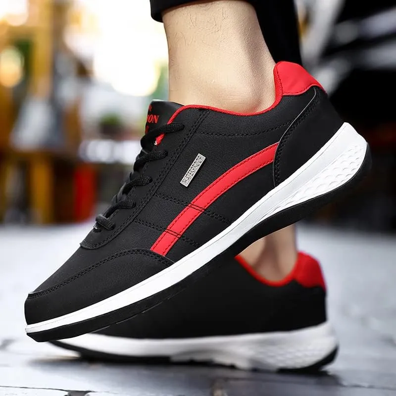 ZDLJYL Men's Orthopedic Lace-Up Sneakers Men's Fashion Sneakers Simple Casual Shoes for Men Anti-Slip Low Top Walking Shoes Tennis Comfortable