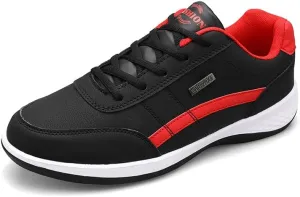 ZDLJYL Men's Orthopedic Lace-Up Sneakers Men's Fashion Sneakers Simple Casual Shoes for Men Anti-Slip Low Top Walking Shoes Tennis Comfortable