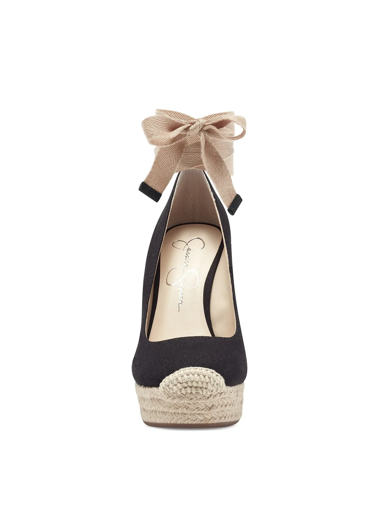 Zexie Platform Wedge in Black
